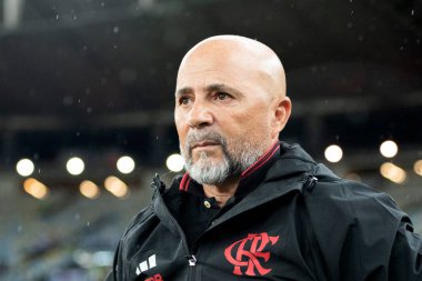 Rio de Janeiro (RJ), 10.05.2023 - Jorge Sampaoli, Flamengo koçu. Flamengo x Gois ile Maracan 'da oynanan beşinci maç..