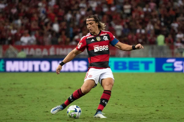Rio de Janeiro (RJ), 10.05.2023 - Flamengo 'dan David Luiz. Flamengo x Gois ile Maracan 'da oynanan beşinci maç..