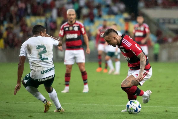 Rio Janeiro 2023 Everton Schnittlauch Von Flamengo Spiel Zwischen Flamengo — Stockfoto