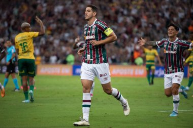 Rio de Janeiro (RJ), 13.05.2023 - Rio de Janeiro (RJ), 13.05.2023 - Nino do Fluminense 'nin gol kutlaması. Fluminense x Cuiab ile Maracan Brezilya Şampiyonası 'nın altıncı raundu arasındaki maç..