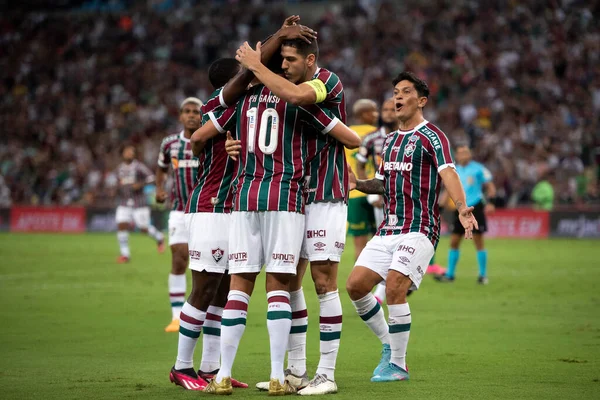Rio Janeiro 2023 Célébration Des Objectifs Par Nino Fluminense Match — Photo