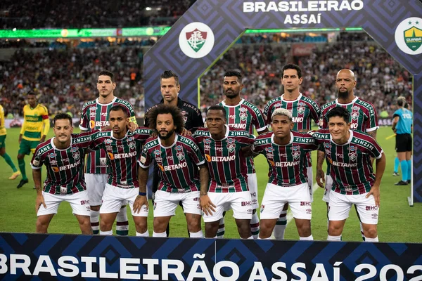 Rio Janeiro 2023 Match Entre Fluminense Cuiab Pour Sixième Manche — Photo