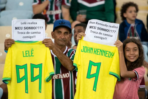 Ρίο Ντε Τζανέιρο 2023 Αγώνας Μεταξύ Fluminense Cuiab Για Τον — Φωτογραφία Αρχείου