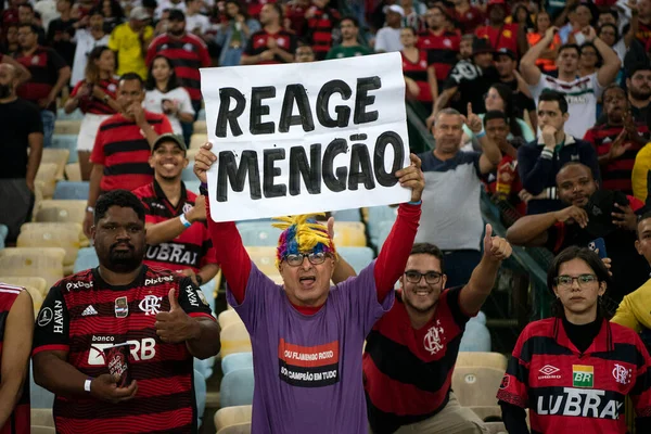 Rio Janeiro Brazil Mei 2023 Fluminense Flamengo Het Maracana Stadion — Stockfoto