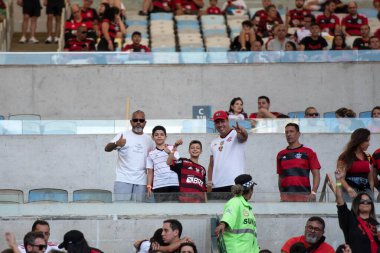 Rio de Janeiro (RJ), 05.21.2023 - Maracan Brezilya Şampiyonası için Flamengo x Corinthians arasında maç.