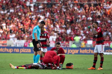 Rio de Janeiro (RJ), 05.21.2023 - Maracan Brezilya Şampiyonası için Flamengo x Corinthians arasında maç.