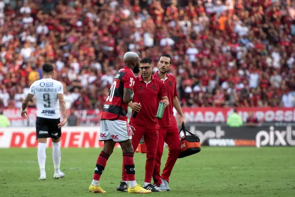Rio Janeiro 2023 Spiel Zwischen Flamengo Corinthians Die Brasilianische Meisterschaft — Stockfoto
