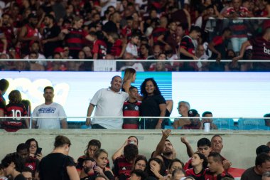 RIO DE JANEIRO - 16 Mayıs 2023: Maracana 'daki Brezilya Şampiyonası için Flamengo x Cruzeiro ile maç.