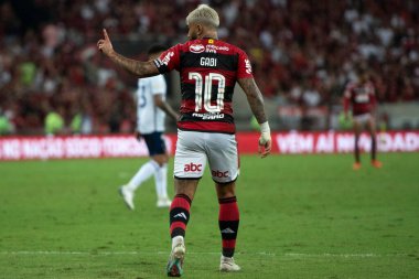 RIO DE JANEIRO - 16 Mayıs 2023 Gabigol, Flamengo. Flamengo x Cruzeiro arasındaki maç. Maracana 'da Brezilya Şampiyonası.