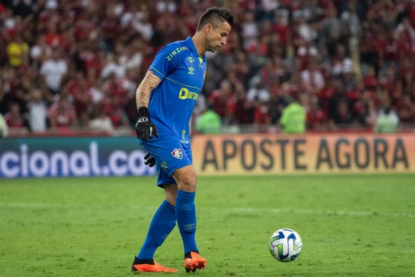 RIO DE JANEIRO - 01 Haziran 2023: Maracana Stadyumu 'nda Copa do Brasil' in 16. turu olan Flamengo x Fluminense arasındaki maç