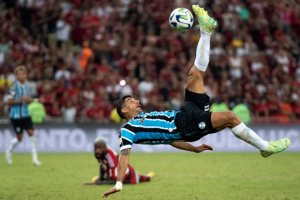 Brasilien Rio Janeiro Juni 2023 Spiel Zwischen Flamengo Grmio Die — Stockfoto