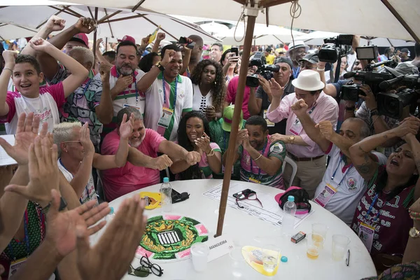 Brasile Giugno 2019 Brasiliani Festeggiano Carnevale Rio Janeiro Nel Soleggiato — Foto Stock