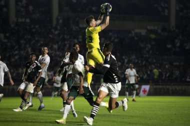 BRAZİL, RIO DE JANEIRO - 22 HAZİRAN 2023: Brezilya 'nın So Januario' daki 11. turu için Vasco x Goias ile maç 