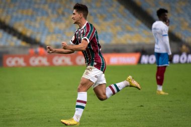 BRAZİL, RIO DE JANEIRO - 24 Haziran 2023: Maracana 'daki Brezilya Şampiyonası Serie A' nın 12. turu için Fluminense x Bahia ile maç.  