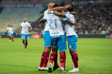 BRAZİL, RIO DE JANEIRO - 24 Haziran 2023: Maracana 'daki Brezilya Şampiyonası Serie A' nın 12. turu için Fluminense x Bahia ile maç.  
