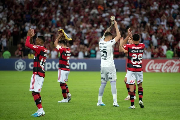 Brazil Rio Janeiro 2023 Június Mérkőzés Flamengo Aucas Equ Között — Stock Fotó