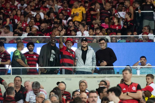 Brasil Rio Janeiro Julio 2023 Partido Entre Flamengo Athletico Primera —  Fotos de Stock