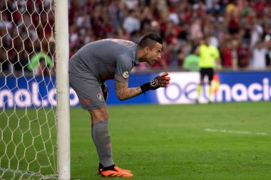 Rio de Janeiro (RJ), 07.16.2023 - Fbio do Fluminense. Maracan 'daki Brezilya Şampiyonası için Fluminense x Flamengo maçı.