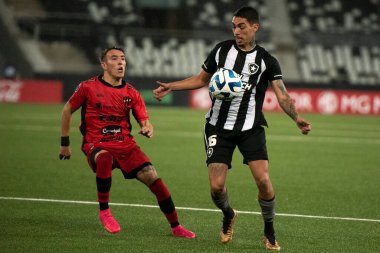 Rio de Janeiro (RJ), 19.07.2023 - Hugo do Botafogo. Nilton Santos 'taki Botafogo RJ x Patronato (ARG) ile Sul-Americana maçı.