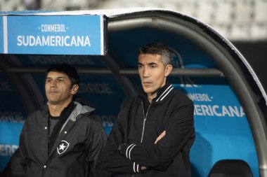 Rio de Janeiro (RJ), 07.19.2023 - Bruno Lage, Botafogo koçu. Nilton Santos 'taki Botafogo RJ x Patronato (ARG) ile Sul-Americana maçı.