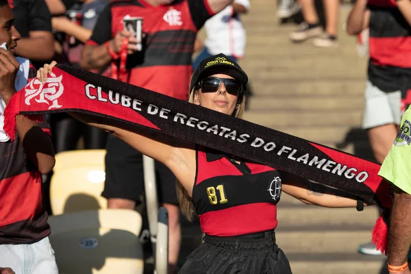 Rio Janeiro 2023 Match Tussen Fluminense Flamengo Voor Het Braziliaans — Stockfoto