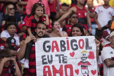 Rio de Janeiro (RJ), 22.07.2023 - Brezilya Şampiyonası için Maracan 'da Flamengo x Amrica-MG arasında maç.