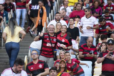 Rio de Janeiro (RJ), 22.07.2023 - Brezilya Şampiyonası için Maracan 'da Flamengo x Amrica-MG arasında maç.