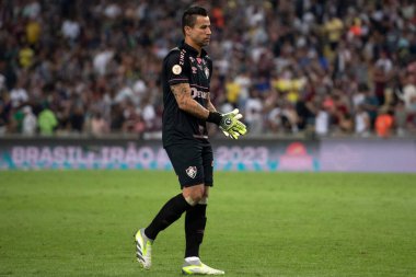 Rio de Janeiro (RJ), 05.08.2023 - Fluminense 'den Fabio. Brezilya Şampiyonası için Maracana 'daki Fluminense x Palmeiras maçı.
