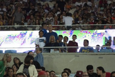 Rio de Janeiro (RJ), 05.08.2023 - Stadyumdaki insanlar