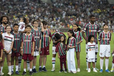Rio de Janeiro (RJ), 05.08.2023 - Brezilya Şampiyonası için Maracana 'da Fluminense x Palmeiras arasında maç.
