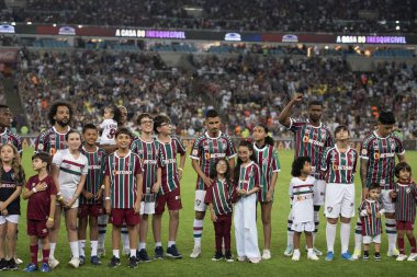 Rio de Janeiro (RJ), 05.08.2023 - Brezilya Şampiyonası için Maracana 'da Fluminense x Palmeiras arasında maç.