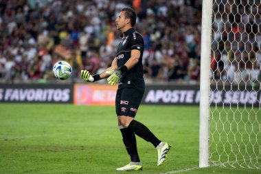 Rio de Janeiro (RJ), 05.08.2023 - Fluminense 'den Fabio. Brezilya Şampiyonası için Maracana 'daki Fluminense x Palmeiras maçı.