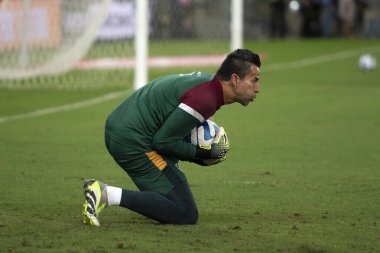 Rio de Janeiro (RJ), 08.08.2023 - Fluminense 'den Fabio. Fluminense x Argentinos Juniors arasında oynanan maç, Maracana 'da oynanan Libertadores maçının 16..