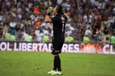 Rio de Janeiro (RJ), 08.08.2023 - Fluminense 'den Fabio. Fluminense x Argentinos Juniors arasında oynanan maç, Maracana 'da oynanan Libertadores maçının 16..