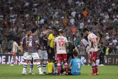 Rio de Janeiro (RJ), 08.08.2023 - Fluminense x Argentinos Juniors (ARG), Libertadores Round 16 'nın ikinci ayağı Maracana' da.