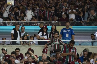 Rio de Janeiro (RJ), 08.08.2023 - Stadyumdaki insanlar