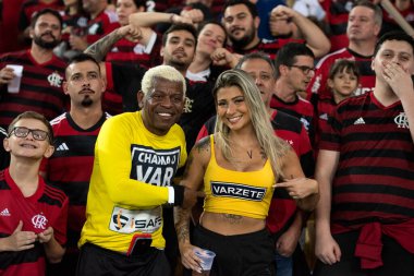 Rio de Janeiro (RJ), 16.08.2023 - Maracana 'da Copa do Brasil yarı finalinin ikinci ayağı Flamengo x Gremio arasındaki maç.