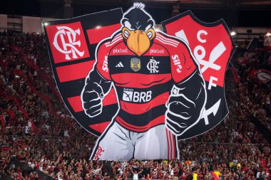 Rio de Janeiro (RJ), 16.08.2023 - Maracana 'da Copa do Brasil yarı finalinin ikinci ayağı Flamengo x Gremio arasındaki maç. 