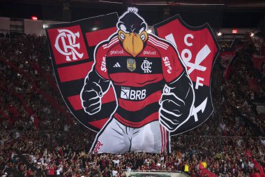 Rio de Janeiro (RJ), 16.08.2023 - Maracana 'da Copa do Brasil yarı finalinin ikinci ayağı Flamengo x Gremio arasındaki maç. 