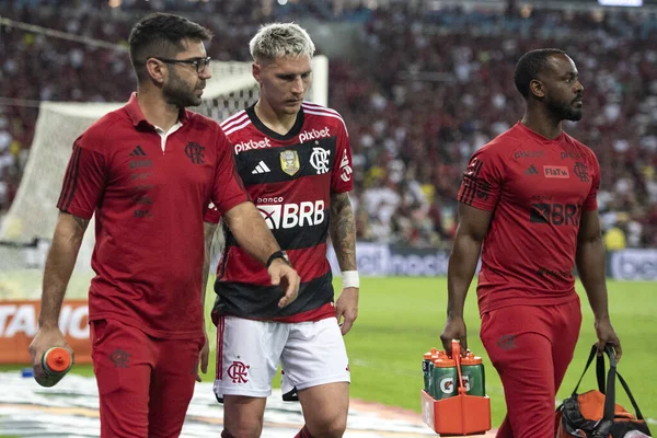Rio Janeiro 2023 Marcio Tannure Médico Flamengo Jogador Varela Para — Fotografia de Stock