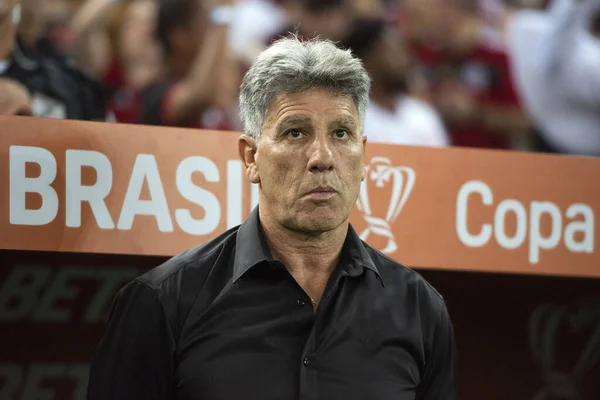 RIO DE JANEIRO, BRAZIL - MAY 21: Paulo Sousa Head Coach of Flamengo reacts  ,during the match between Flamengo and Goias as part of Brasileirao Series  A 2022 at Maracana Stadium on