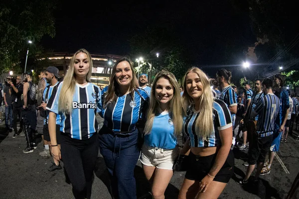 Rio Janeiro 2023 Partita Tra Flamengo Gremio Seconda Tappa Della — Foto Stock