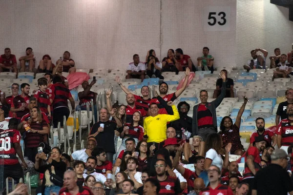 Rio Janeiro 2023 Matchen Mellan Flamengo Gremio Andra Etappen Semifinalen — Stockfoto