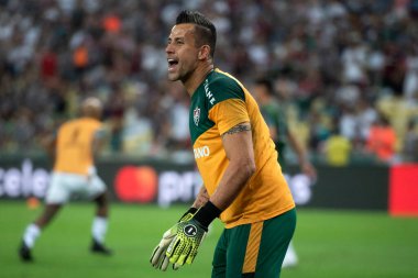 BRAZIL, RIO DE JANEIRO - 26. AĞUSTOS 2023: Maracana Stadyumu 'ndaki Libertadores çeyrek finalleri için Fluminense x Olimpia (PAR) arasındaki maç.