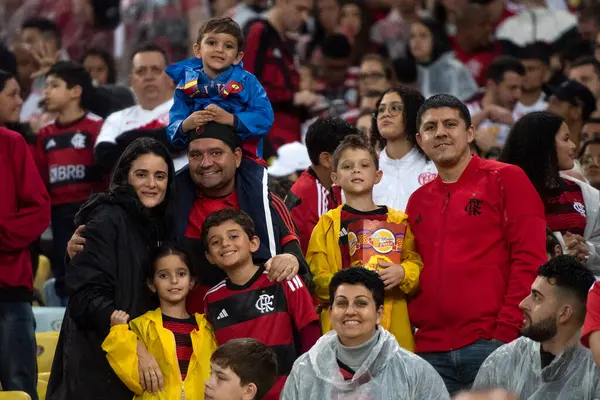 Brasil Rio Janeiro Agosto 2023 Partido Entre Flamengo Internacional Estadio —  Fotos de Stock