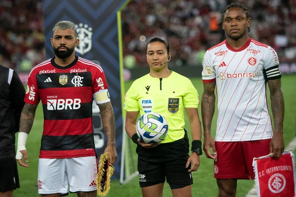 Brazil Rio Janeiro 26Th August 2023 Match Flamengo Internacional Maracana — Stock Photo, Image