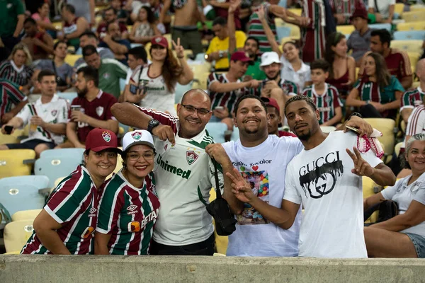 Brasile Rio Janeiro Agosto 2023 Partita Tra Fluminense Olimpia Par — Foto Stock