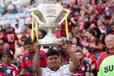 Rio de Janeiro (RJ) - 17.09.2023: Maracana 'da Flamengo x Sao Paulo ile maç. Copa do Brasil finalinin ilk ayağı.