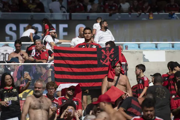 Rio Janeiro 2023 Match Flamengo Sao Paulo Maracana First Leg — Stock Photo, Image