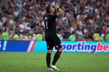 Rio de Janeiro (RJ), 09/27/2023 - Fabio do Fluminense. Fluminense x Internacional arasında maç, Libertadores yarı finalinin ilk ayağı Maracan 'da.. 